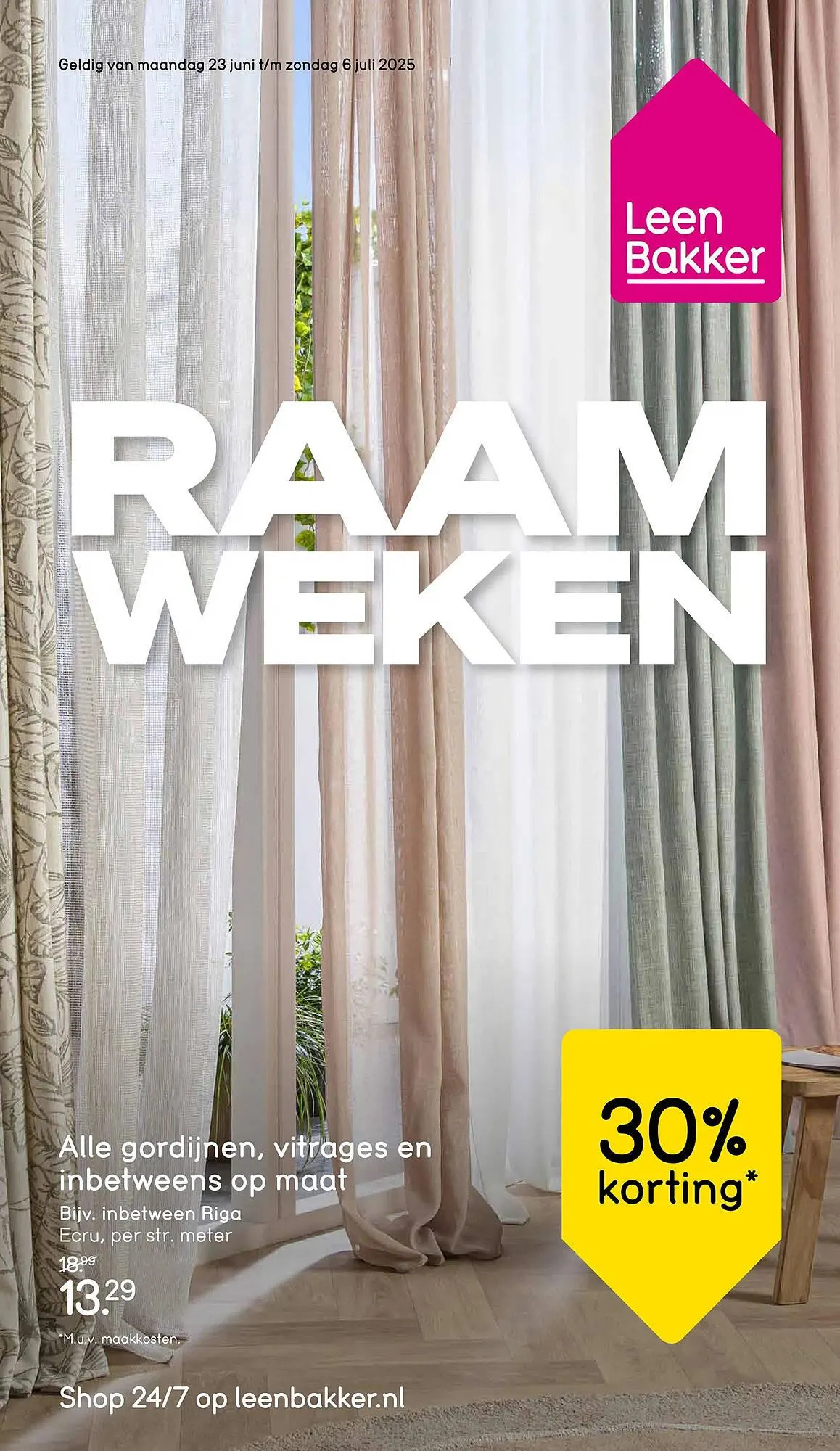 Leen Bakker folder van 23 juni tot 6 juli 2025 - Folder pagina 1