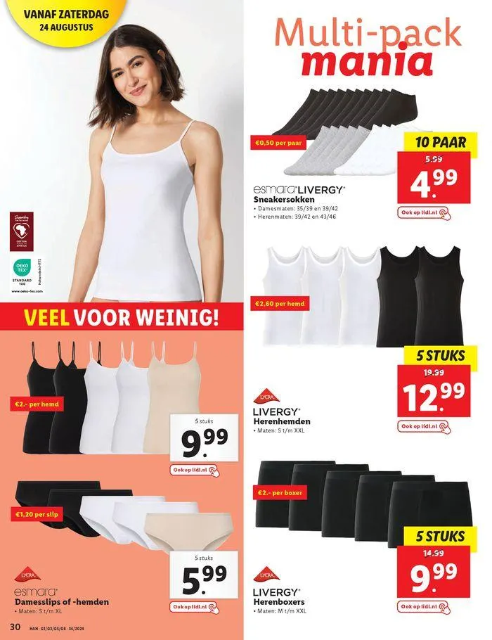 Actuele deals en aanbiedingen van 15 augustus tot 28 augustus 2024 - Folder pagina 34