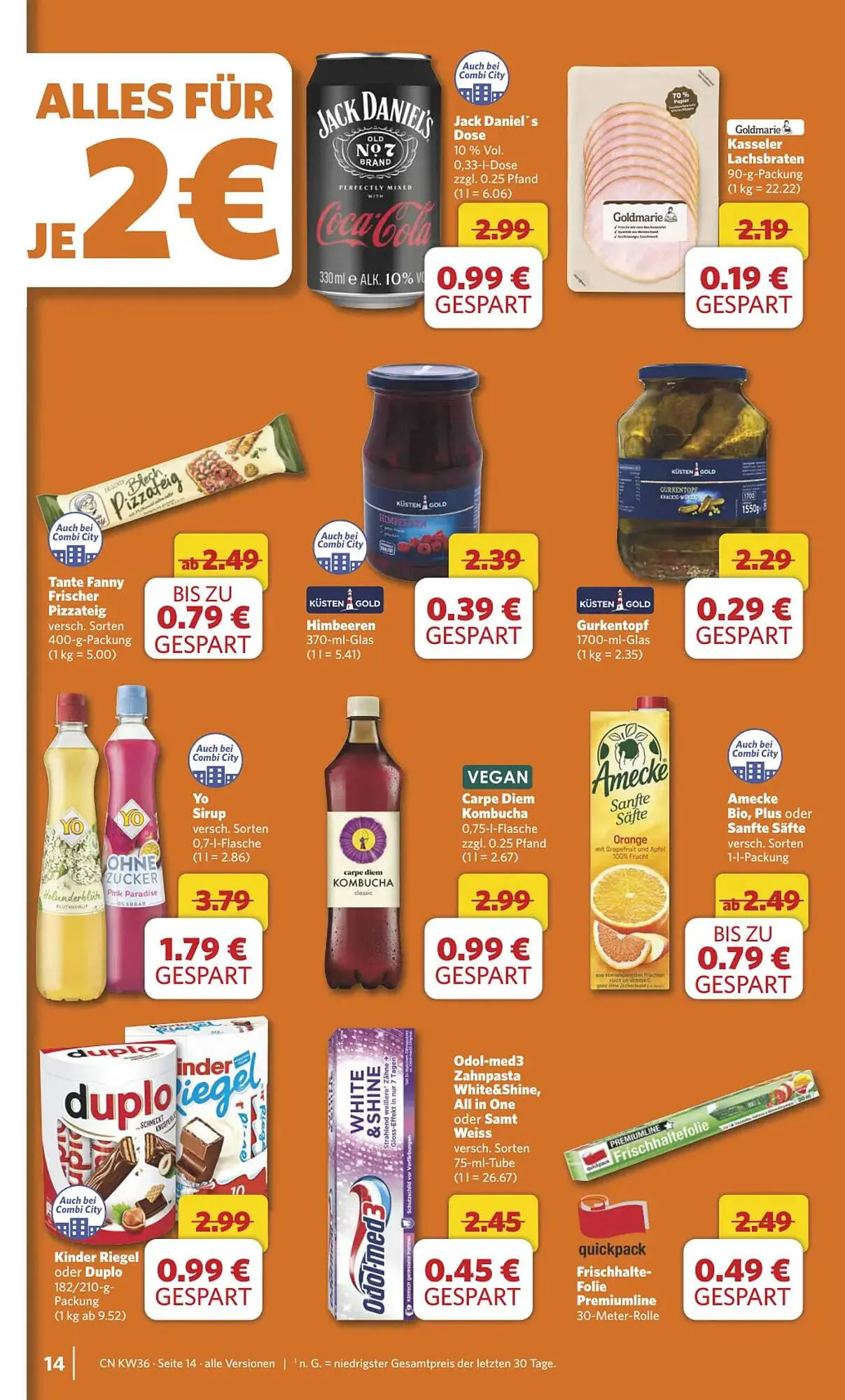 Combi Markt DE folder van 1 september tot 6 september 2025 - Folder pagina 20