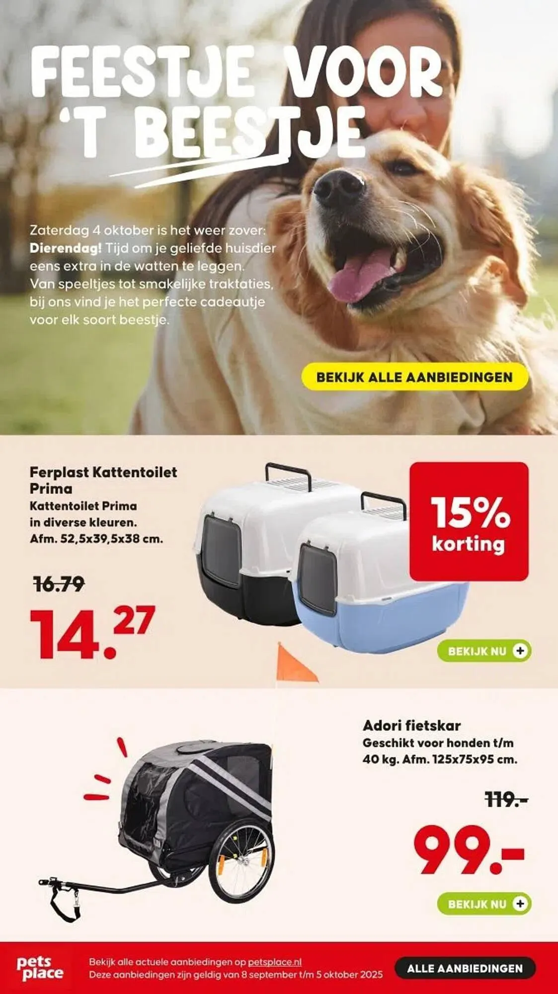 Pets Place folder van 21 september tot 5 oktober 2025 - Folder pagina 2