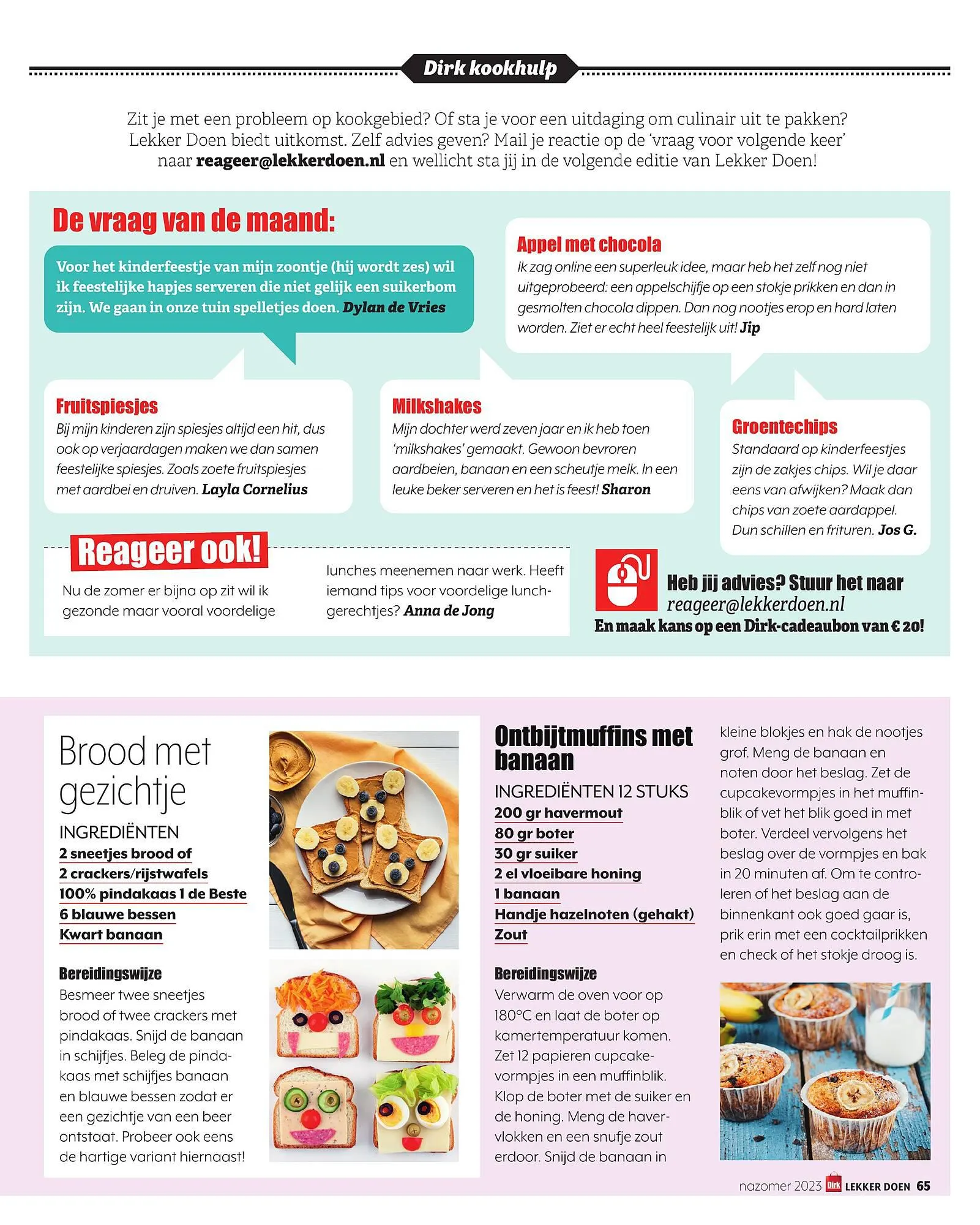 Dirk nazomer magazine van 1 september tot 30 september 2023 - Folder pagina 65