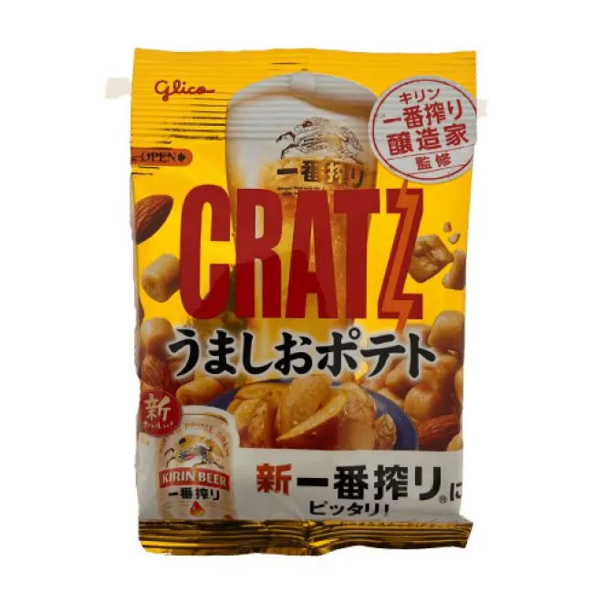 Glico Cratz Biscuit Snack met Amandelen Aardappel Smaak 42g