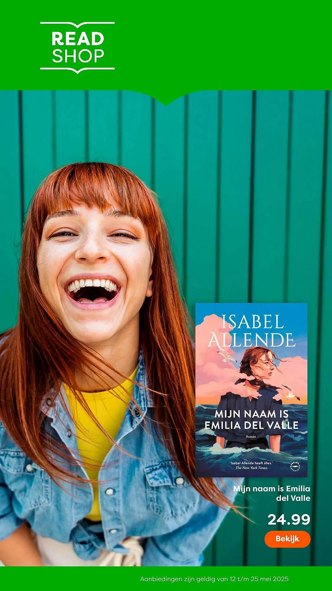 The Read Shop folder van 12 mei tot 18 mei 2025 - Folder pagina 1