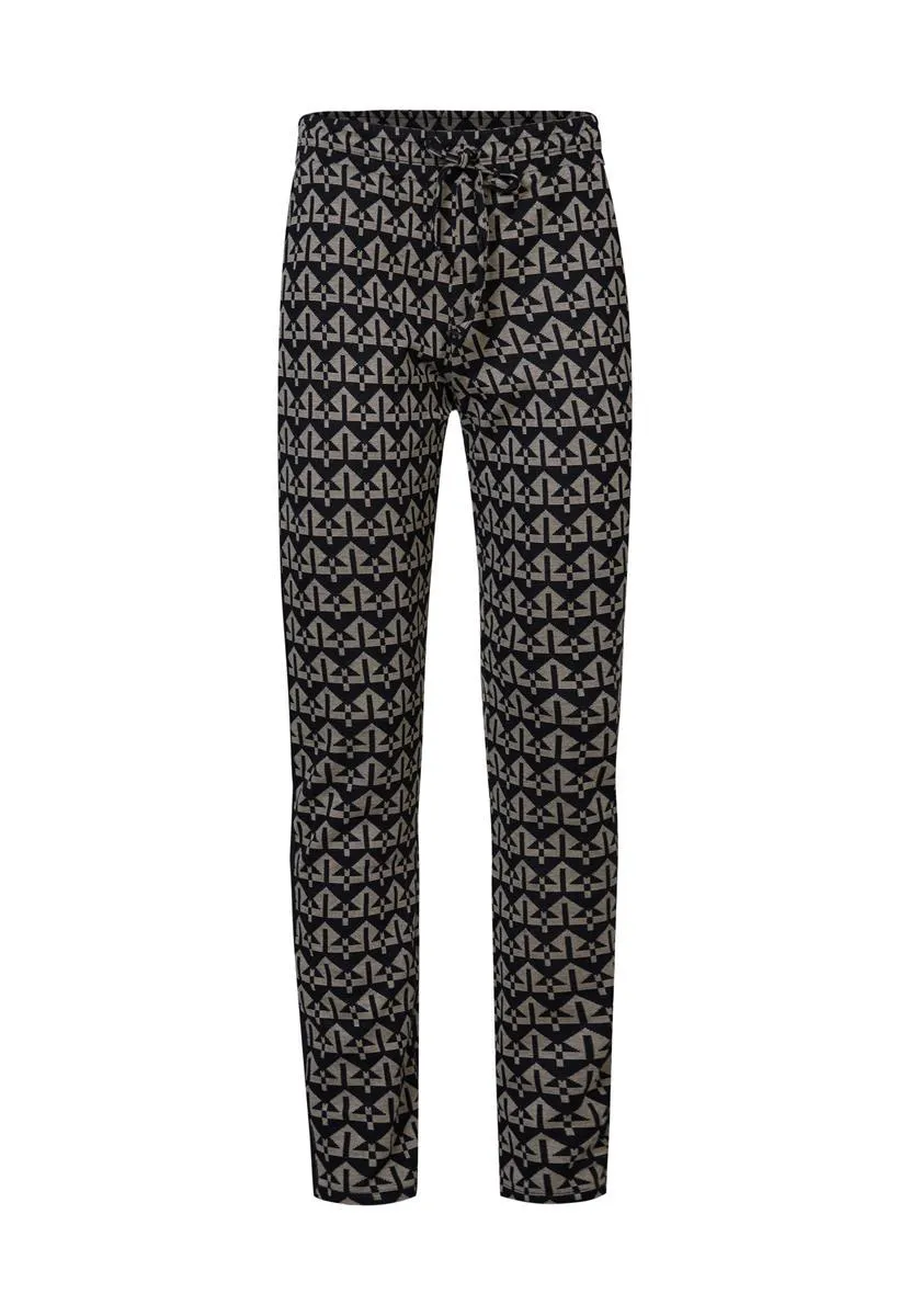Jogger print zwart