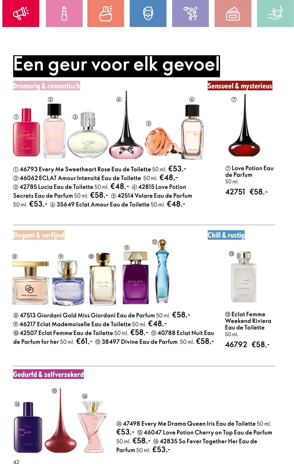 Oriflame Actuele folder van 24 augustus tot 7 september 2025 - Folder pagina 42