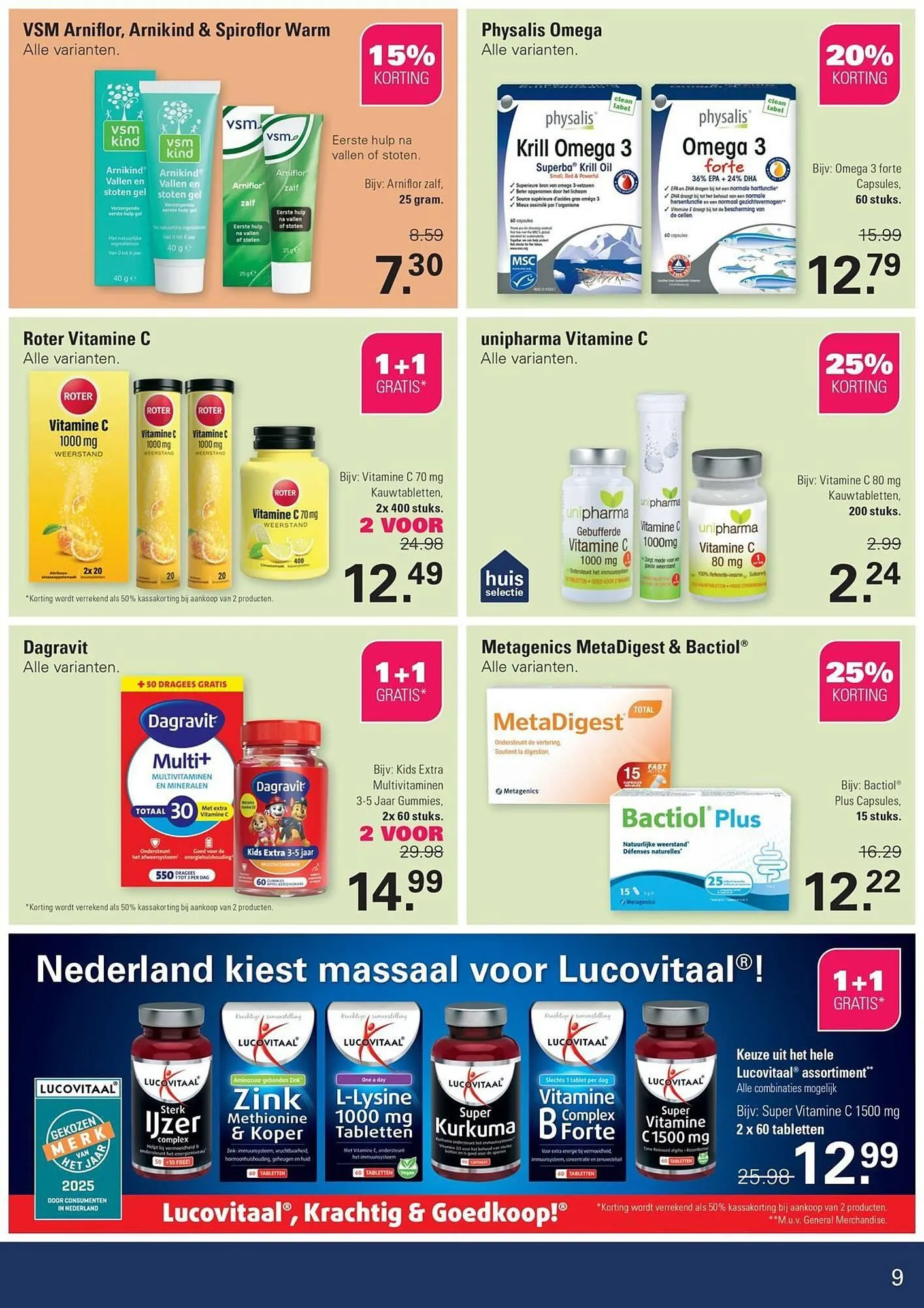 De Online Drogist folder van 15 oktober tot 1 november 2025 - Folder pagina 9