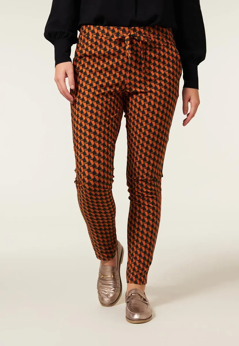 Jogger travel print bruin