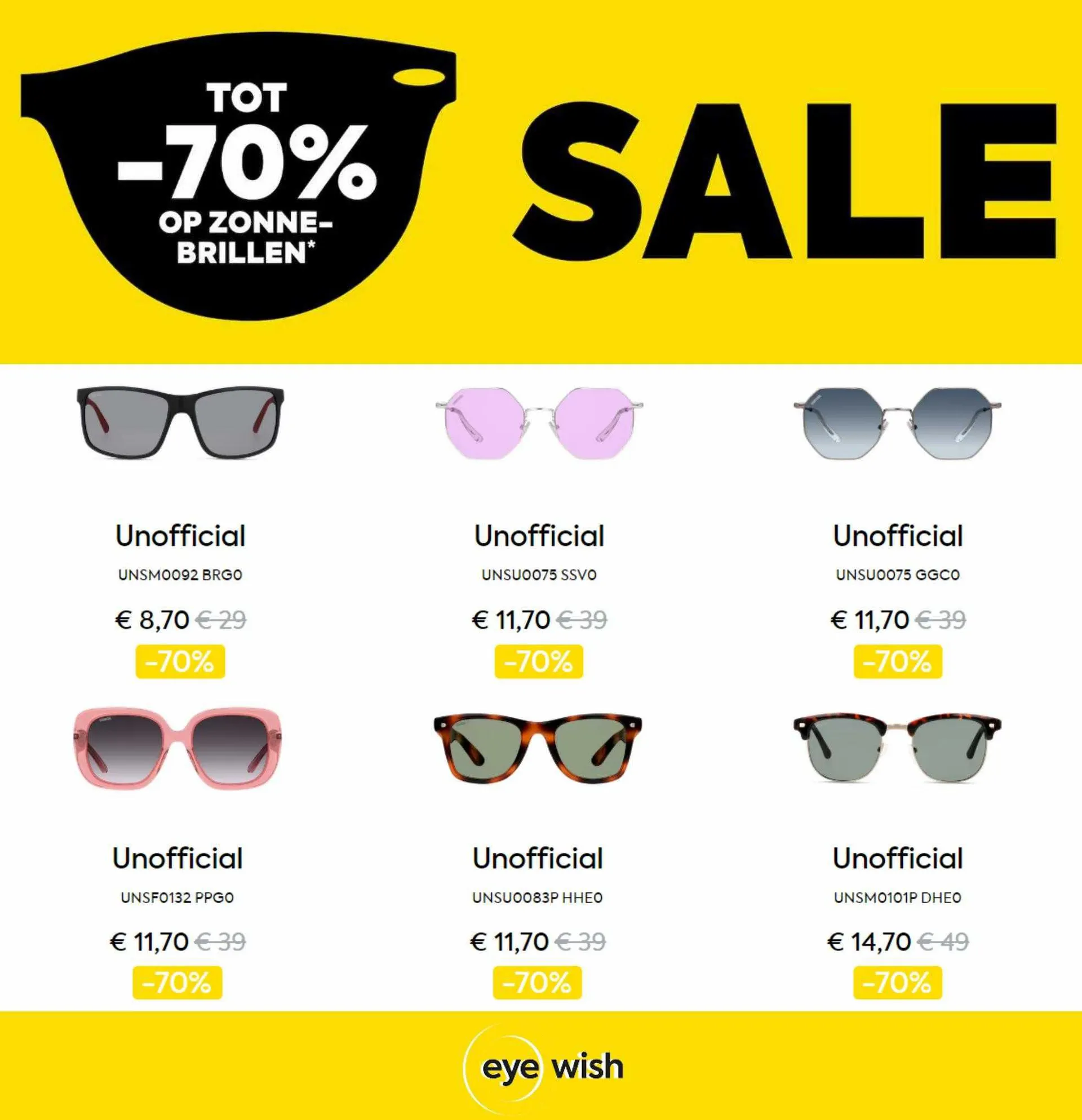 Eye Wish Opticiens Folder van 25 augustus tot 2 oktober 2023 - Folder pagina 6