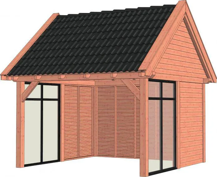 Trendhout Buitenverblijf Zadeldak XL 52.1133