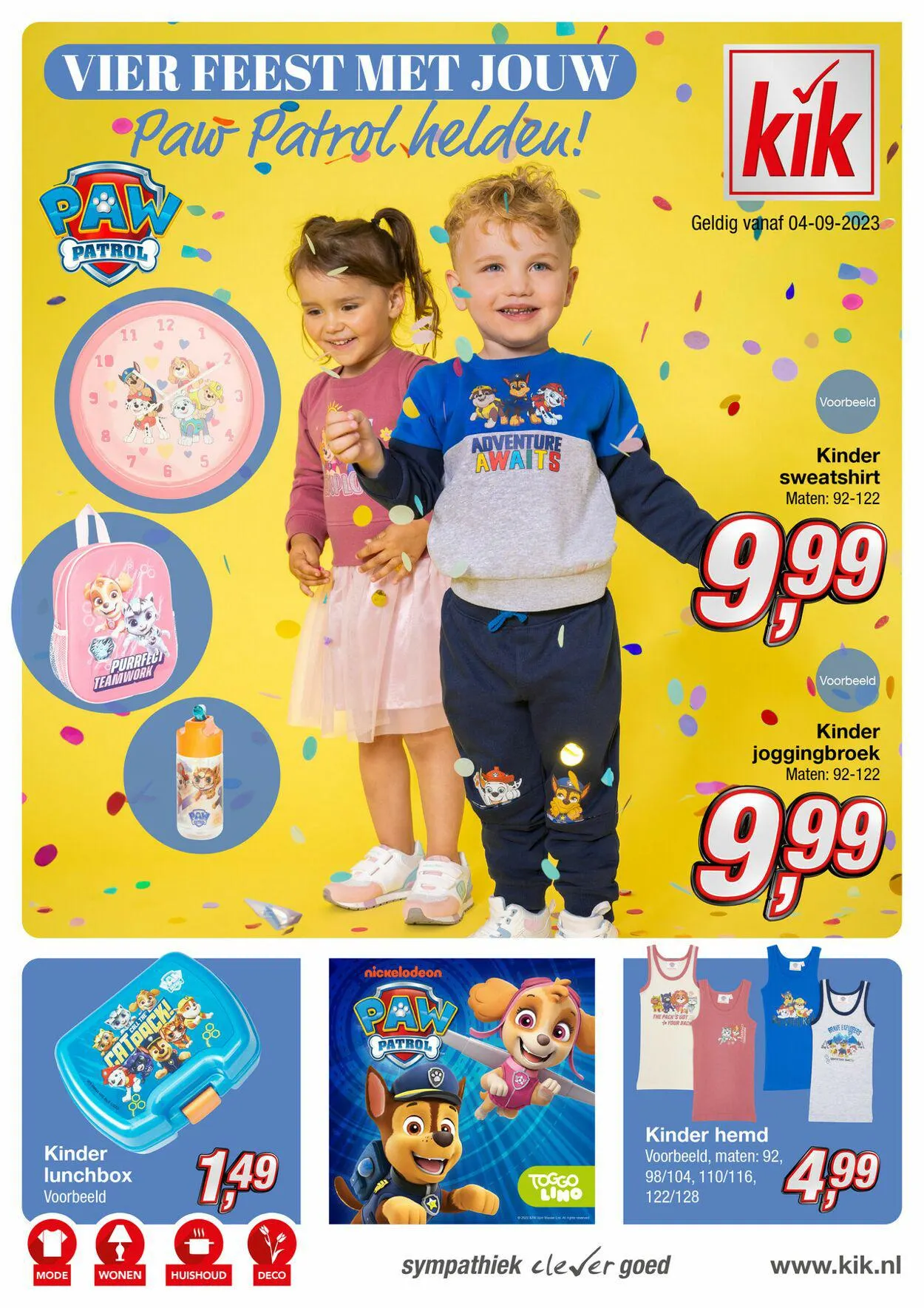 Kik Actuele folder van 4 september tot 4 oktober 2023 - Folder pagina 1