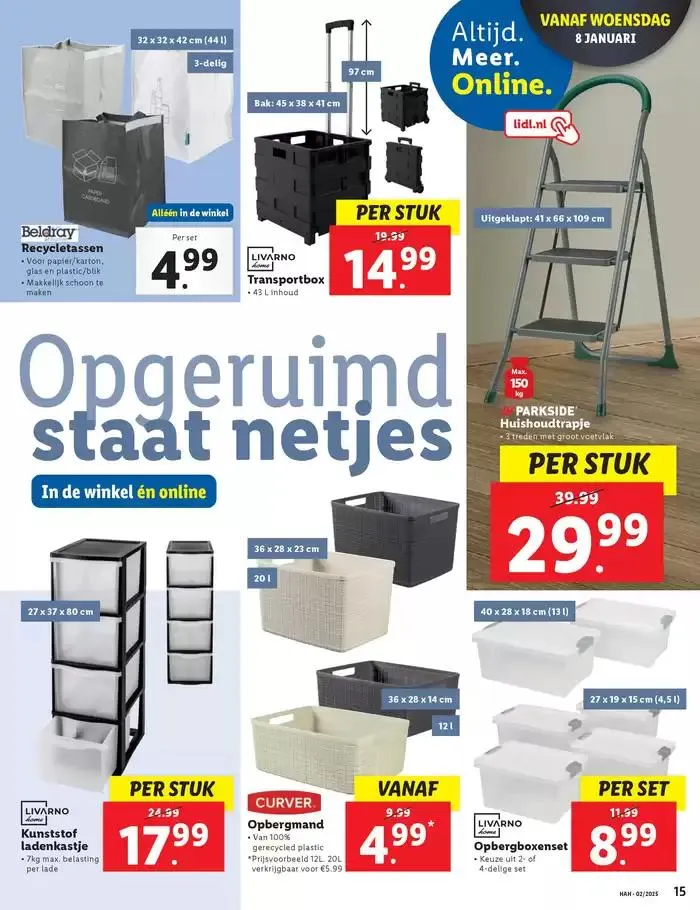 Lidl folder van 2 januari tot 15 januari 2025 - Folder pagina 15