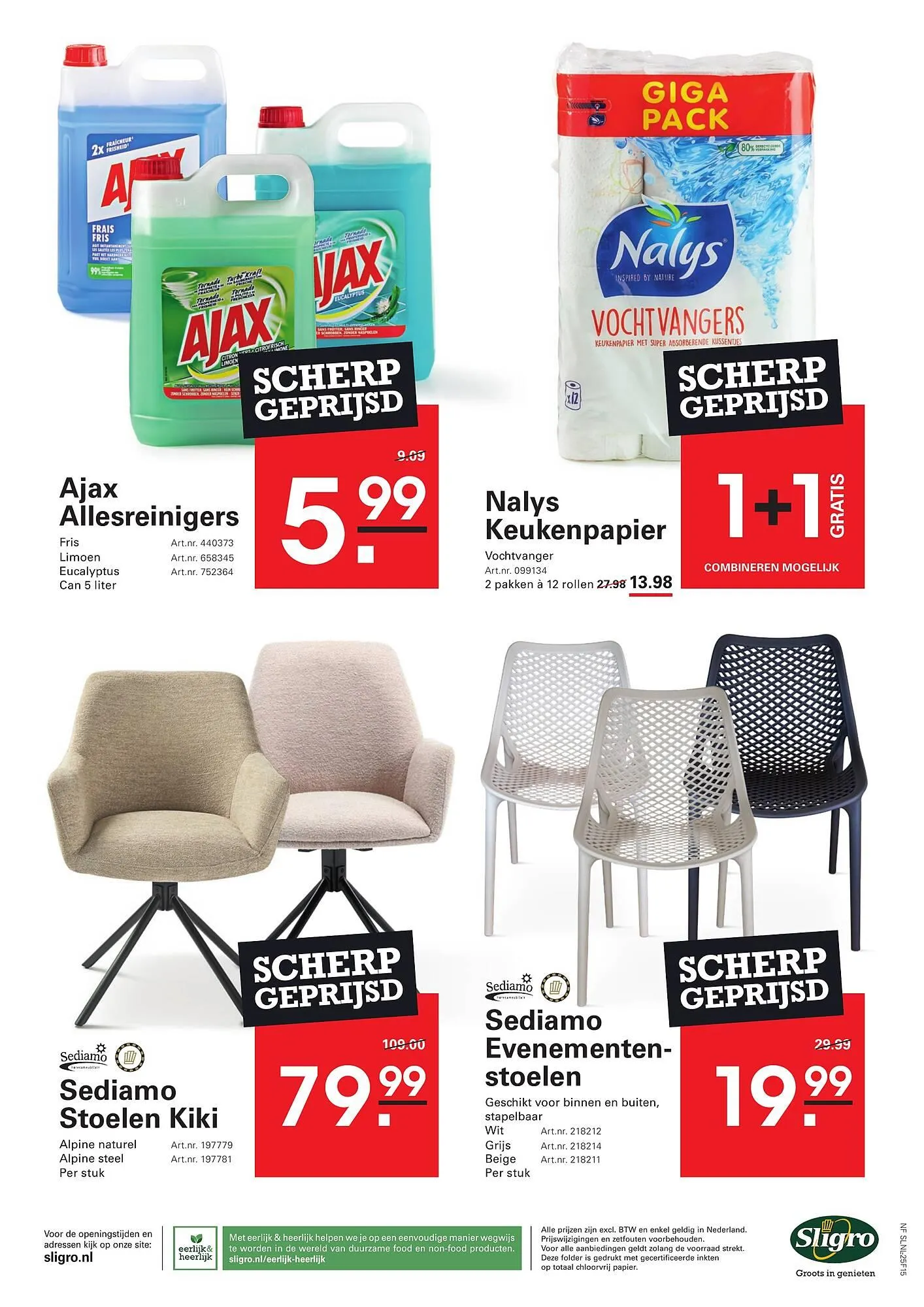 Sligro folder van 30 oktober tot 17 november 2025 - Folder pagina 95