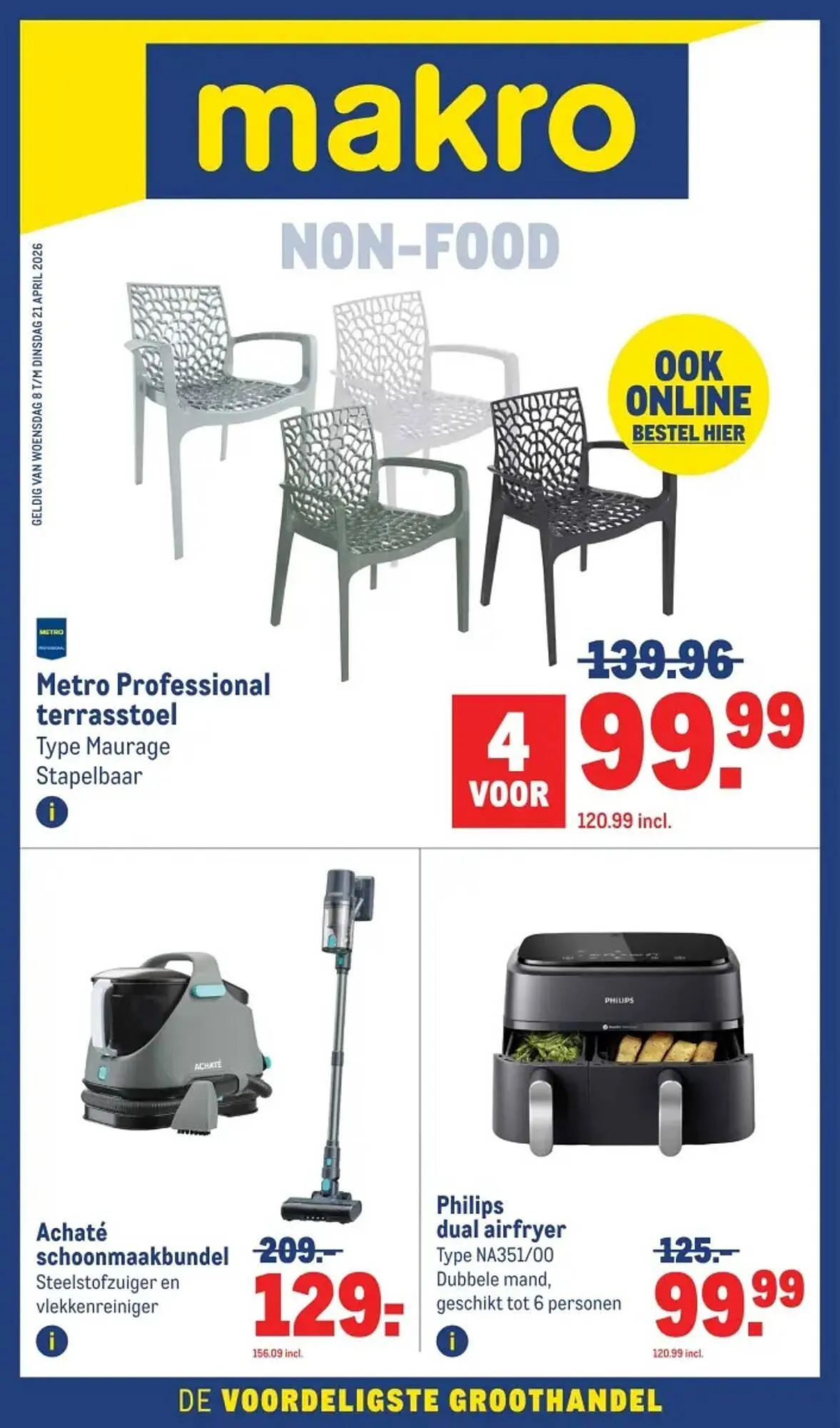 Makro folder van 8 april tot 21 april 2026 - Folder pagina 1