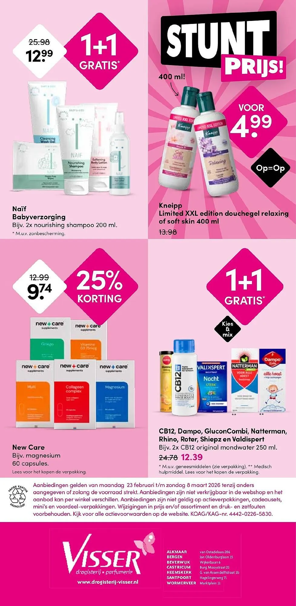 Drogisterij Visser folder van 23 februari tot 8 maart 2026 - Folder pagina 8