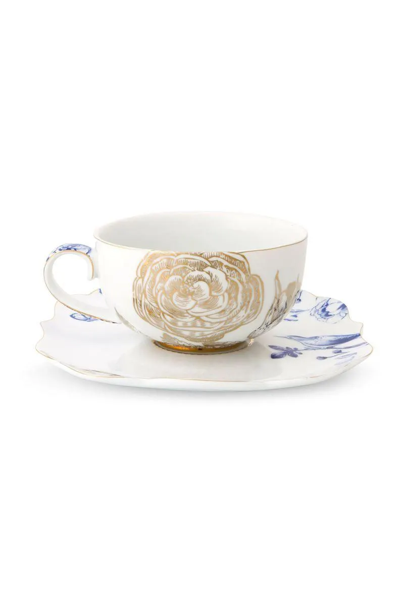 Royal White Thee Kop en Schotel