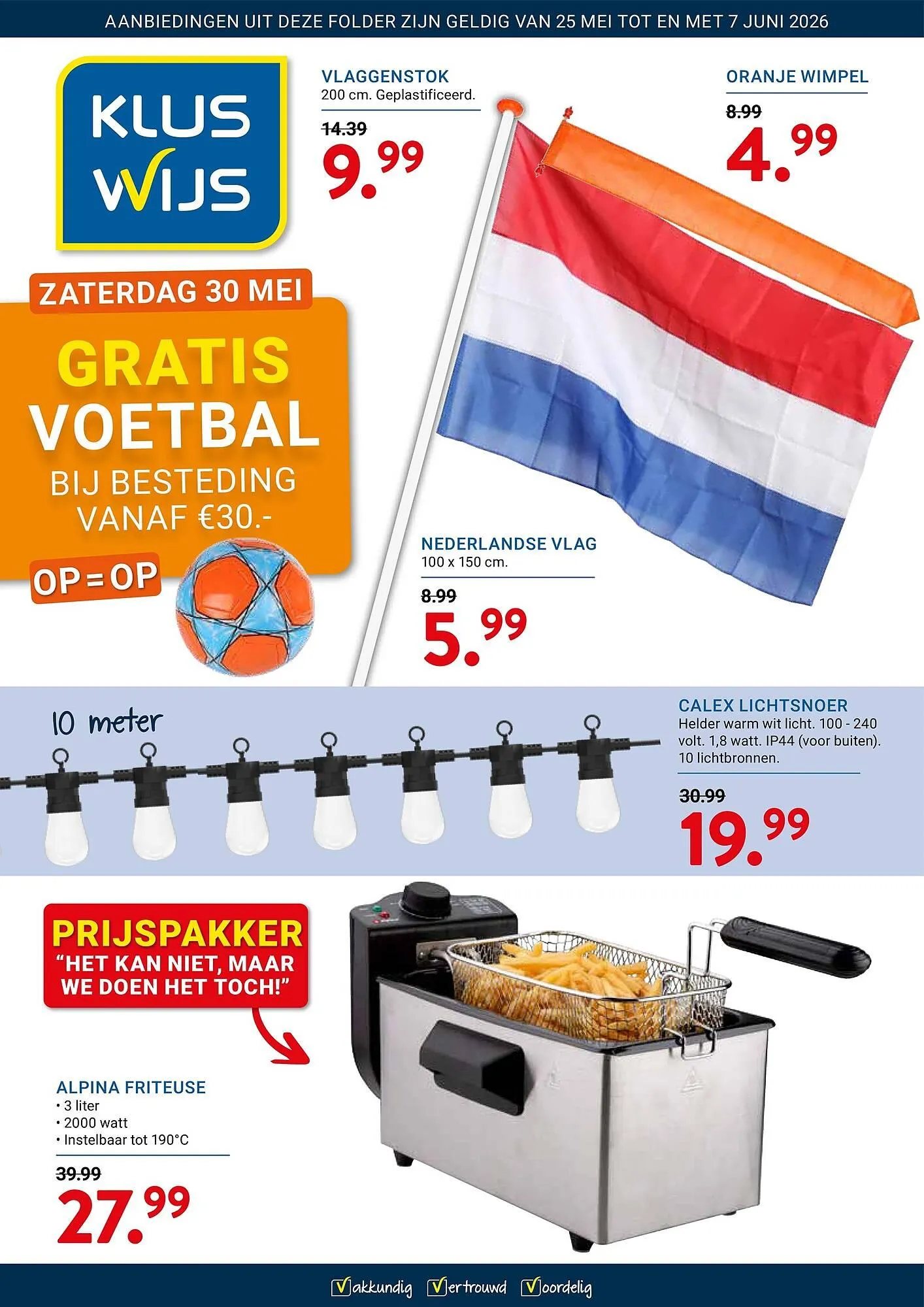 Kluswijs folder van 25 mei tot 7 juni 2026 - Folder pagina 1