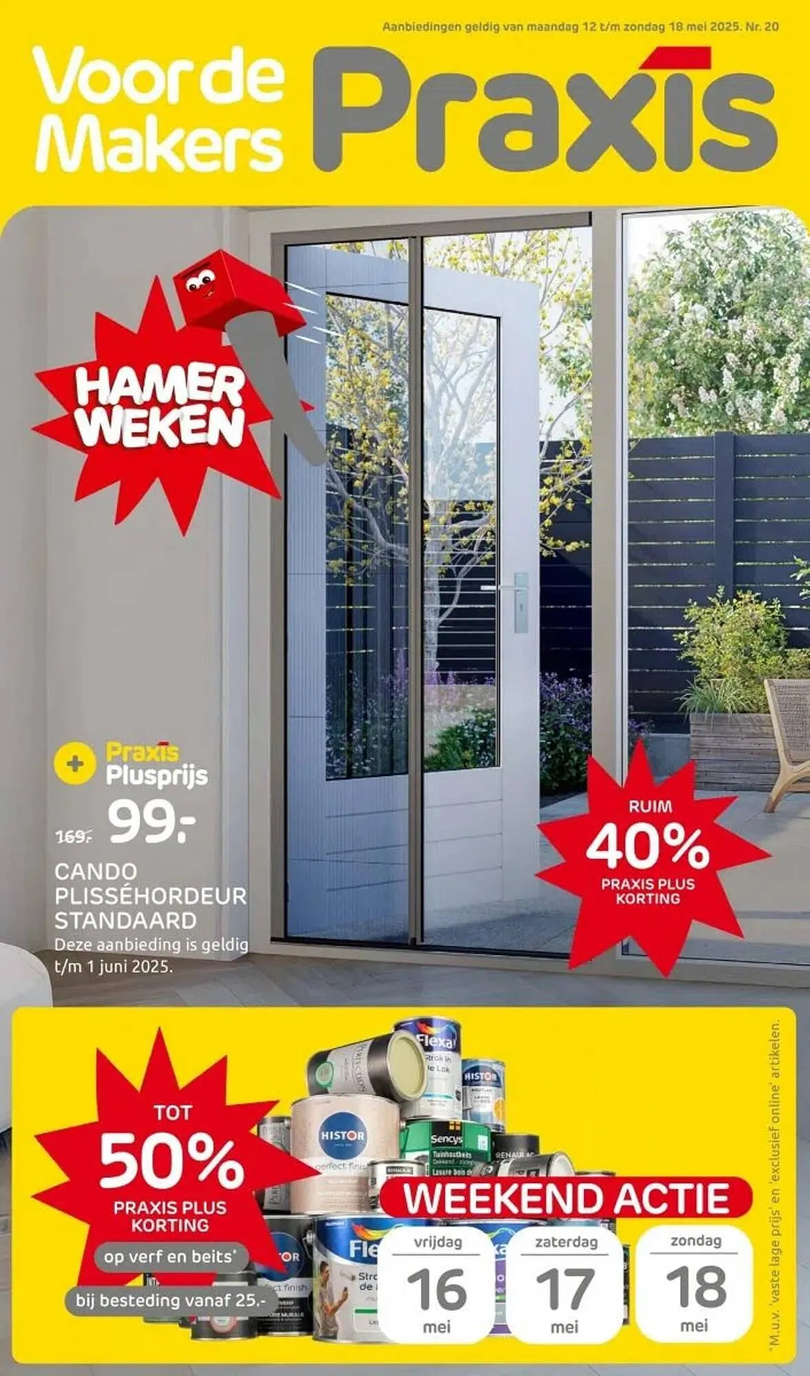 Praxis folder van 12 mei tot 18 mei 2025 - Folder pagina 1