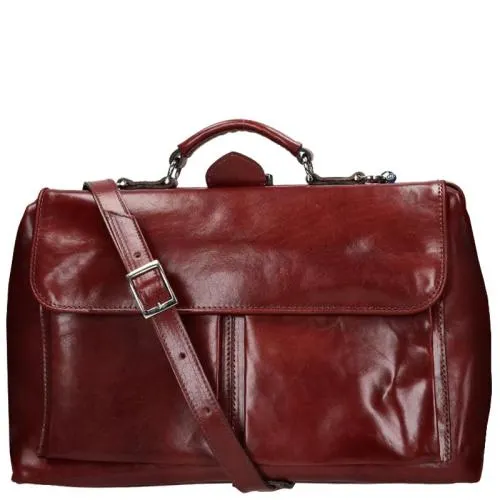 Mutsaers laptoptas / Aktetas / Werktas 15 Inch Leer The Doctor Bruin