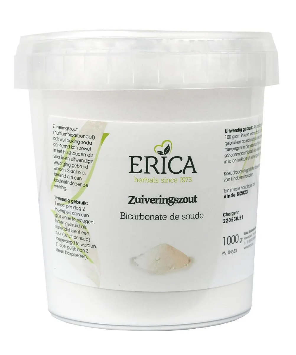 NATRIUMBICARBONAAT / BAKING SODA / ZUIVERINGSZOUT 1 KG