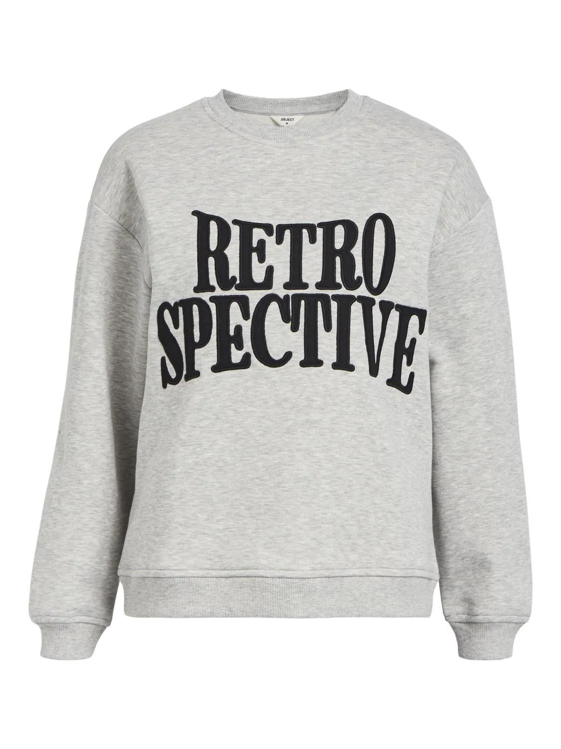 OBJRORA Sweat - Light Grey Melange