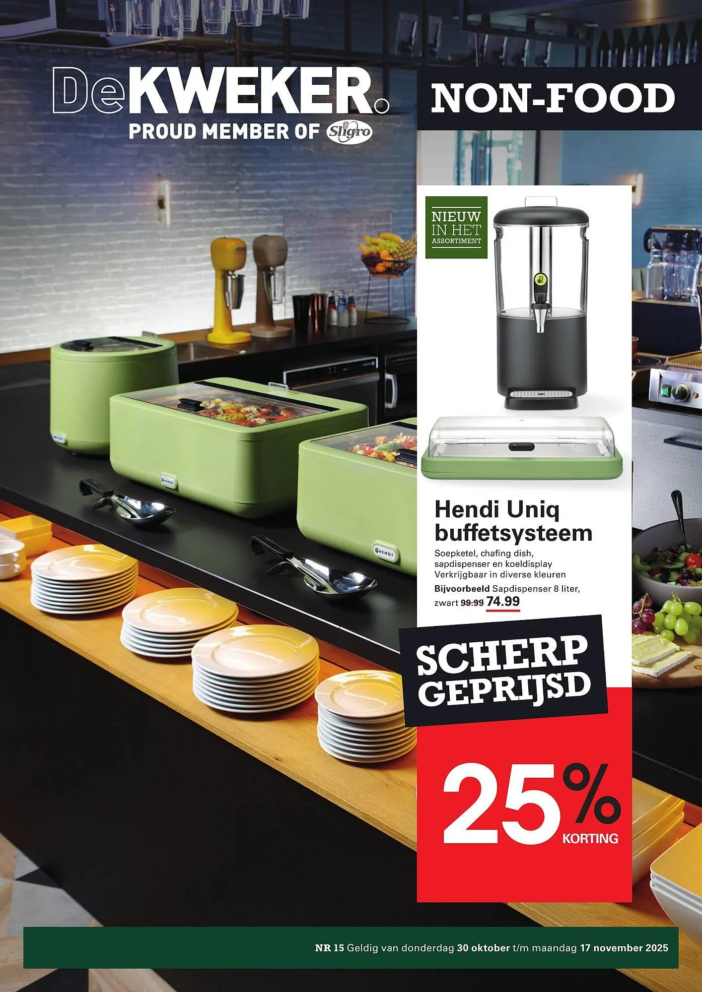 De Kweker folder van 30 oktober tot 17 november 2025 - Folder pagina 1