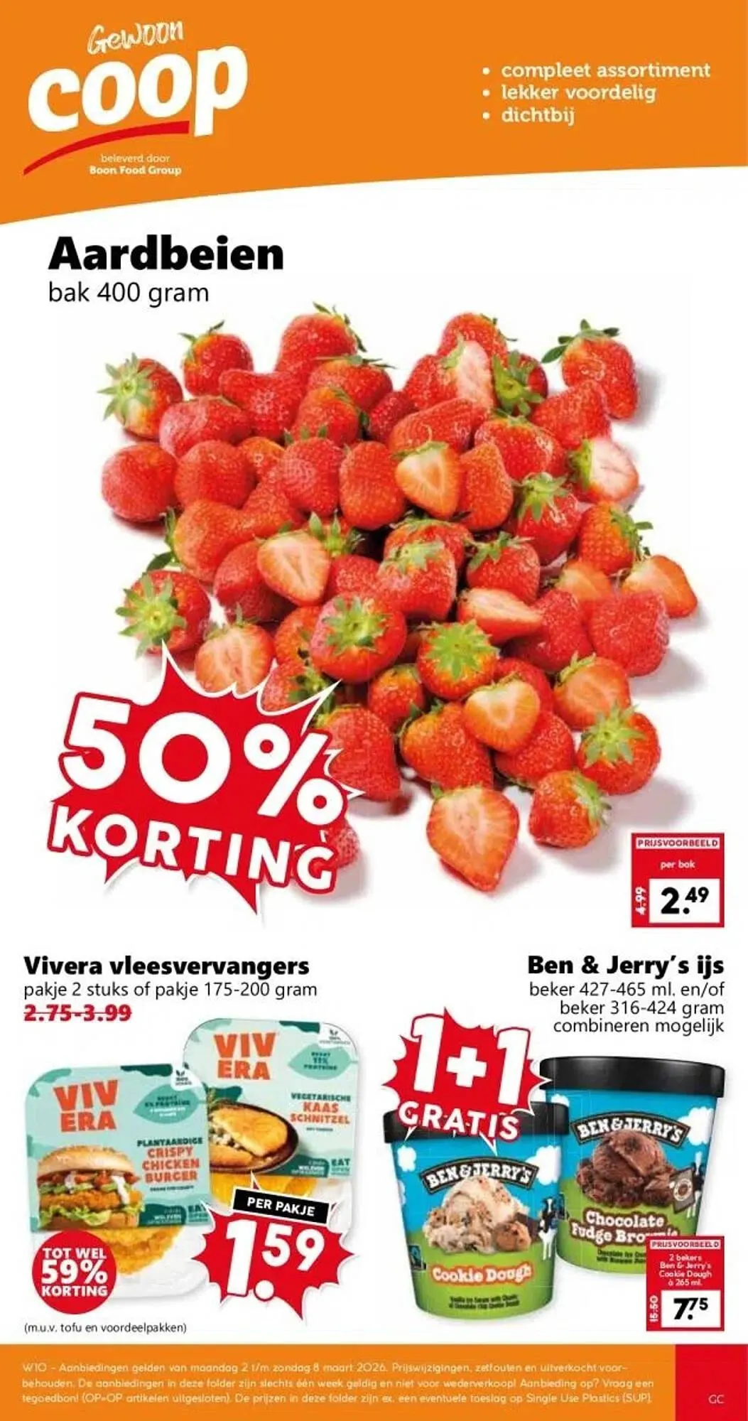 Coop folder van 2 maart tot 8 maart 2026 - Folder pagina 1