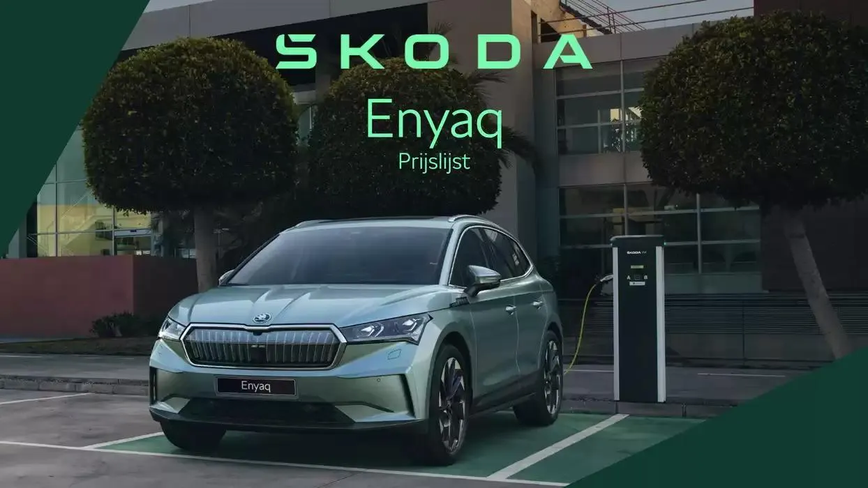 Škoda Enyaq prijslijst per 1 oktober 2024 van 25 september tot 25 september 2025 - Folder pagina 1
