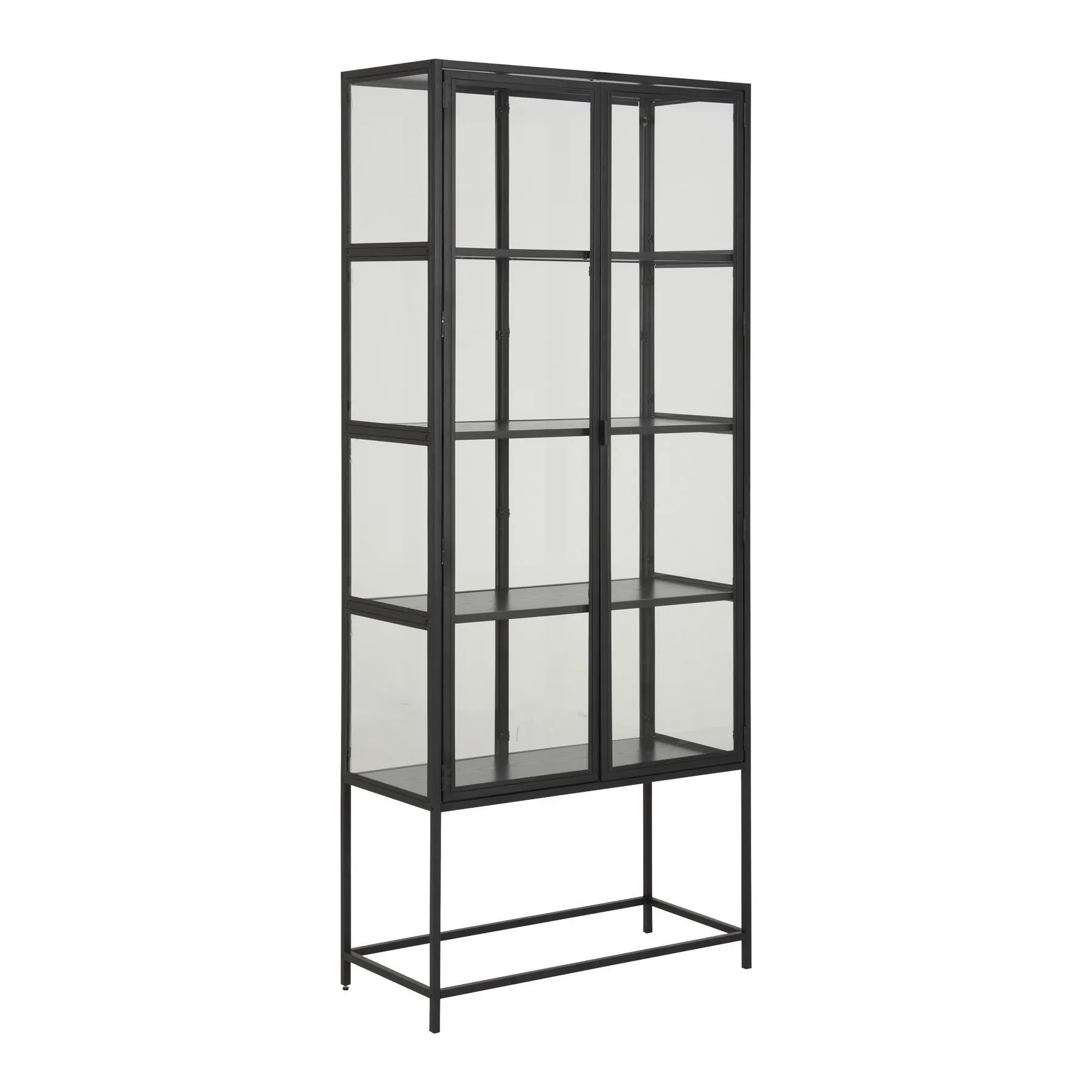 MOOS Jaxon Vitrinekast - Zwart