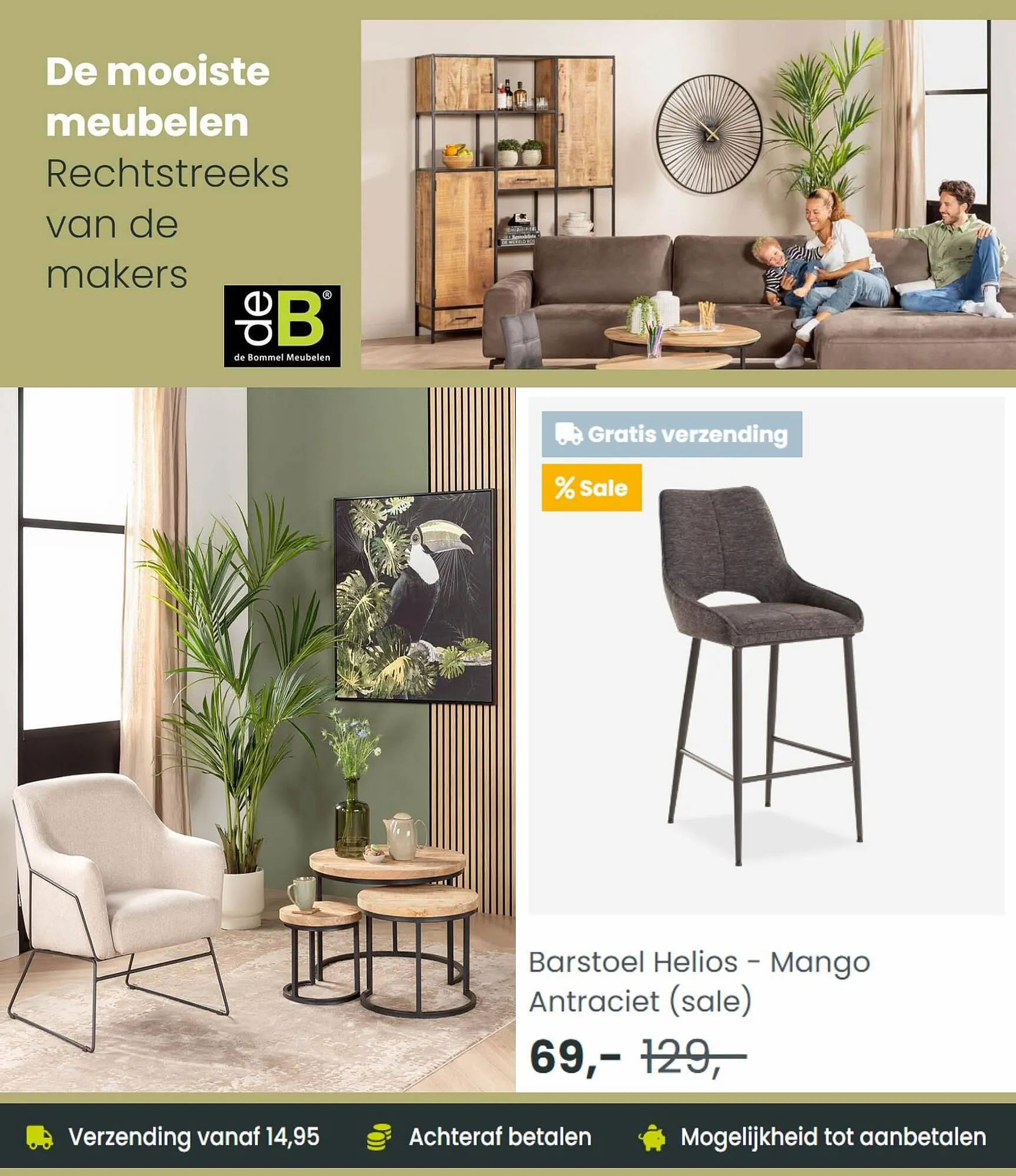 De Bommel Meubelen folder van 30 oktober tot 9 november 2023 - Folder pagina 1