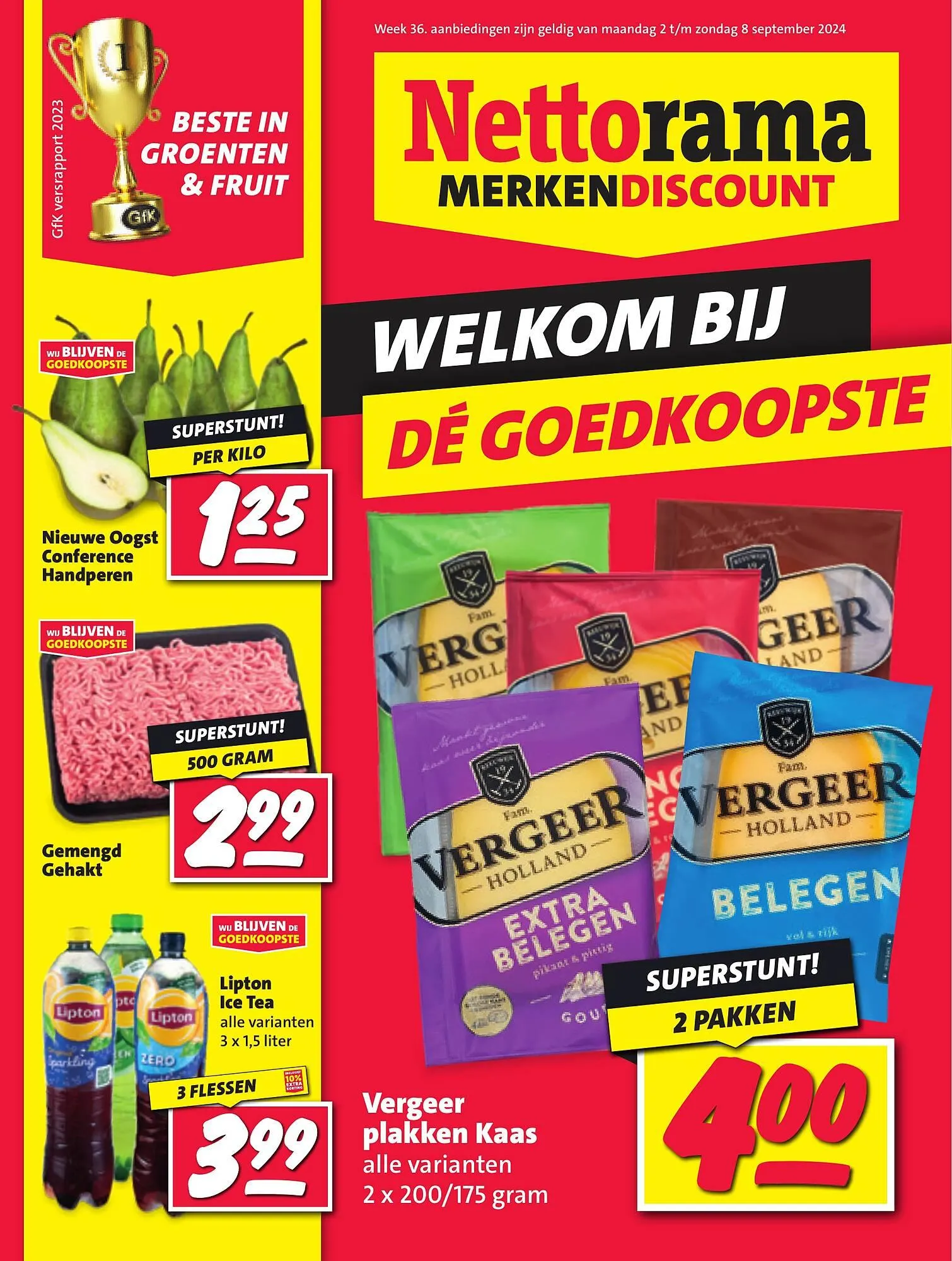 Nettorama folder van 1 september tot 7 september 2025 - Folder pagina 1