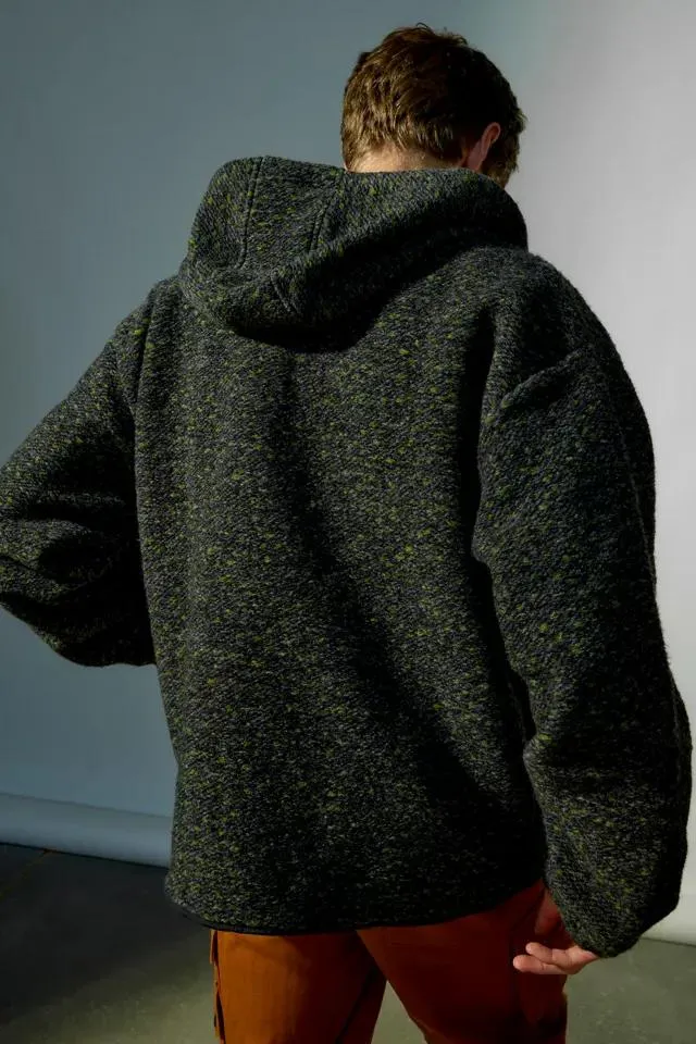 Pas de Mer Outdoors Polar Fleece Full Zip Hoodie Sweatshirt