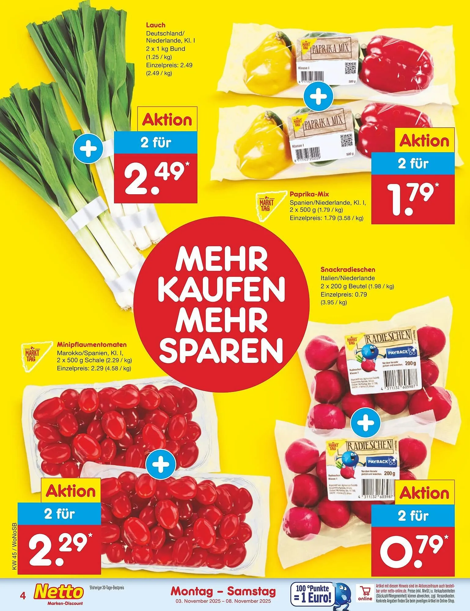 Netto Marken-Discount DE folder van 3 november tot 8 november 2025 - Folder pagina 4