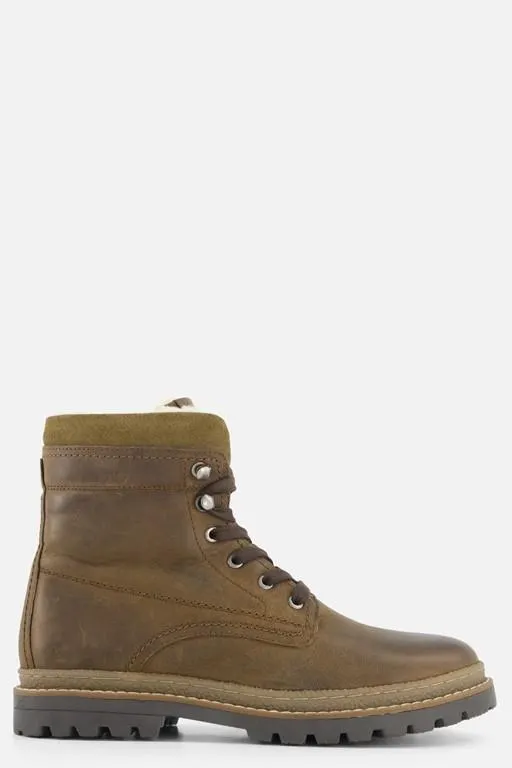 Veterboots bruin Leer