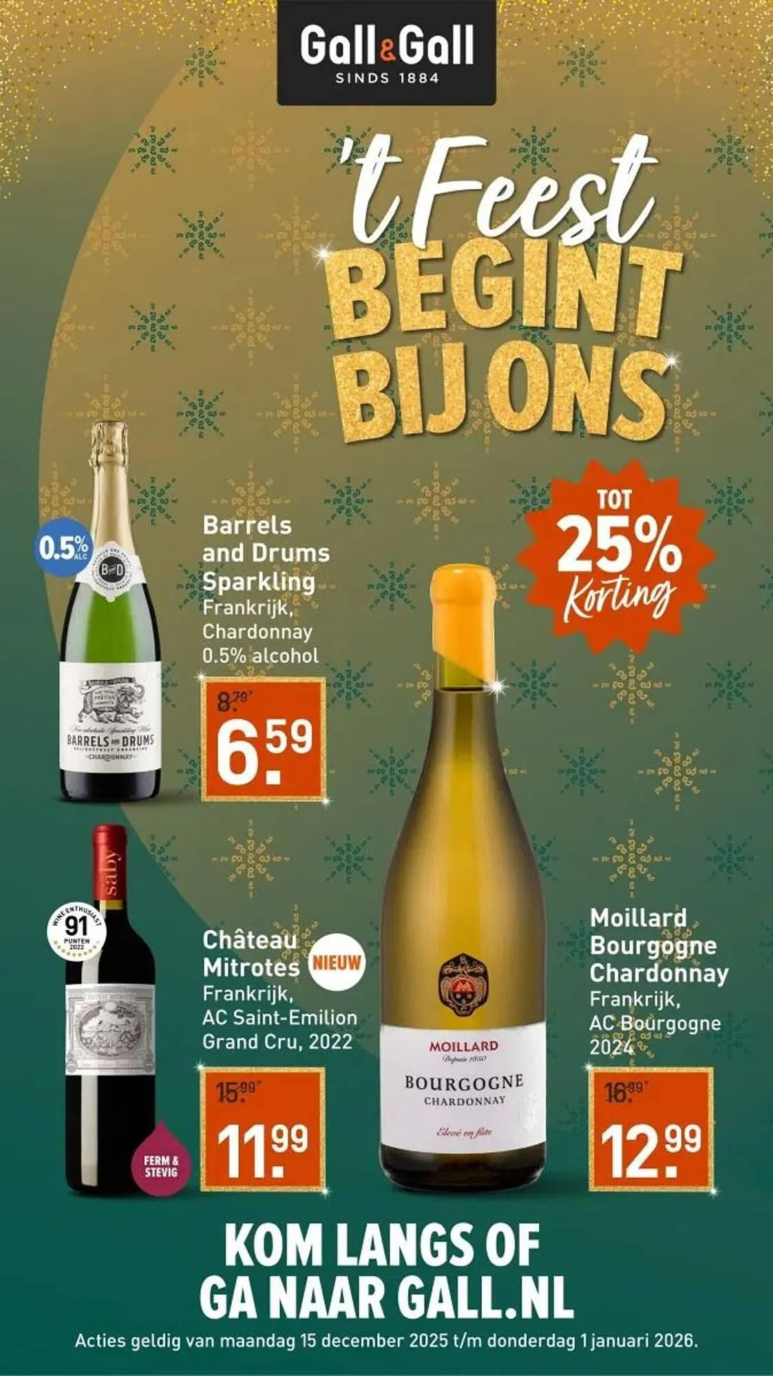 Gall & Gall folder van 22 december tot 1 januari 2026 - Folder pagina 1
