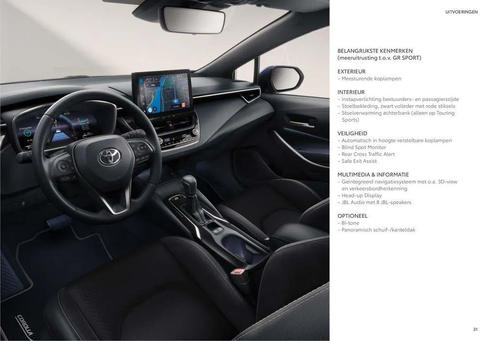 Corolla Hatchback van 20 november tot 20 november 2024 - Folder pagina 31