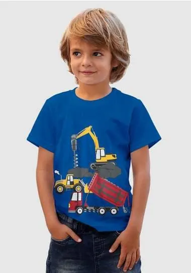 KIDSWORLD T-shirt BAUMASCHINEN