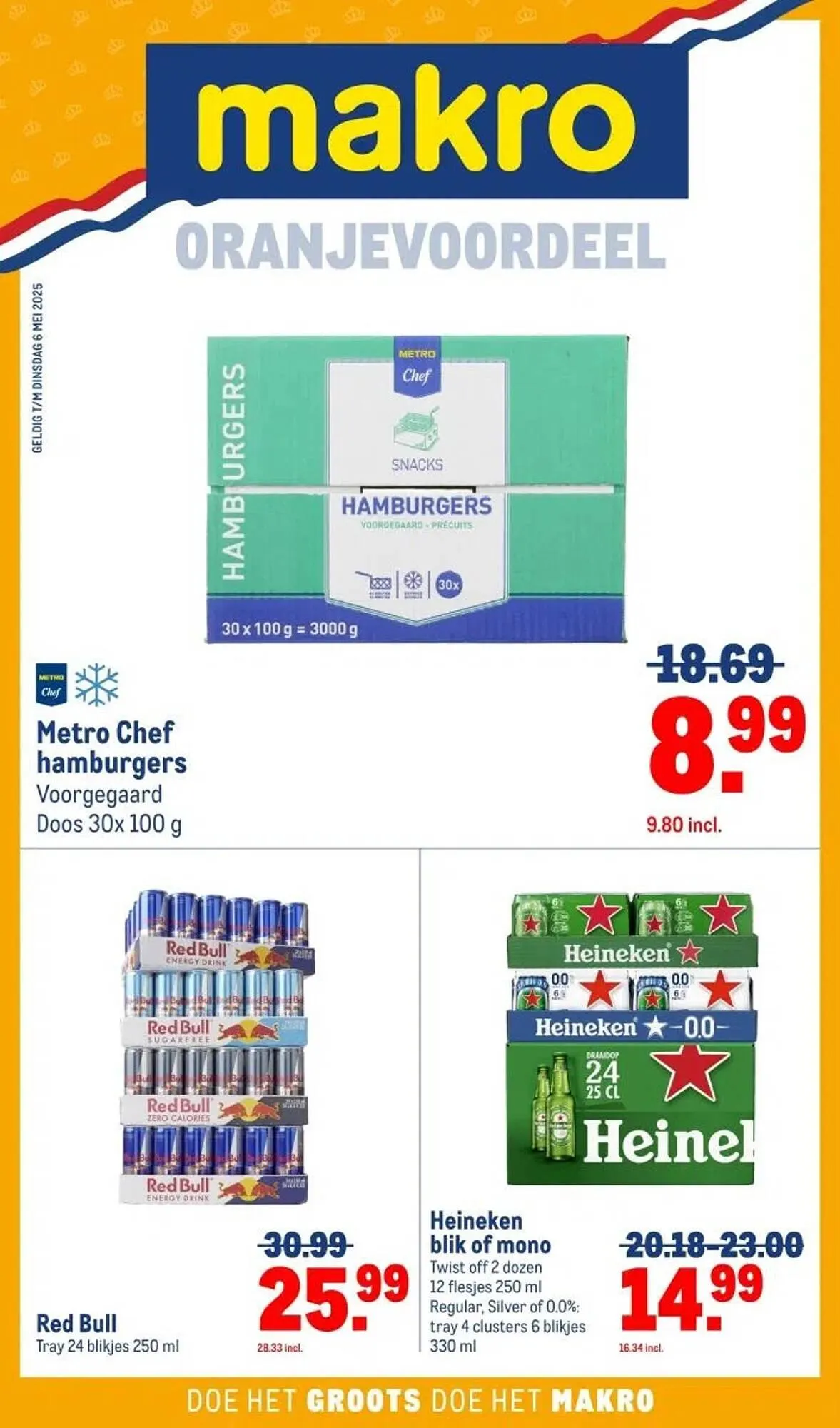 Makro folder van 9 april tot 6 mei 2025 - Folder pagina 1