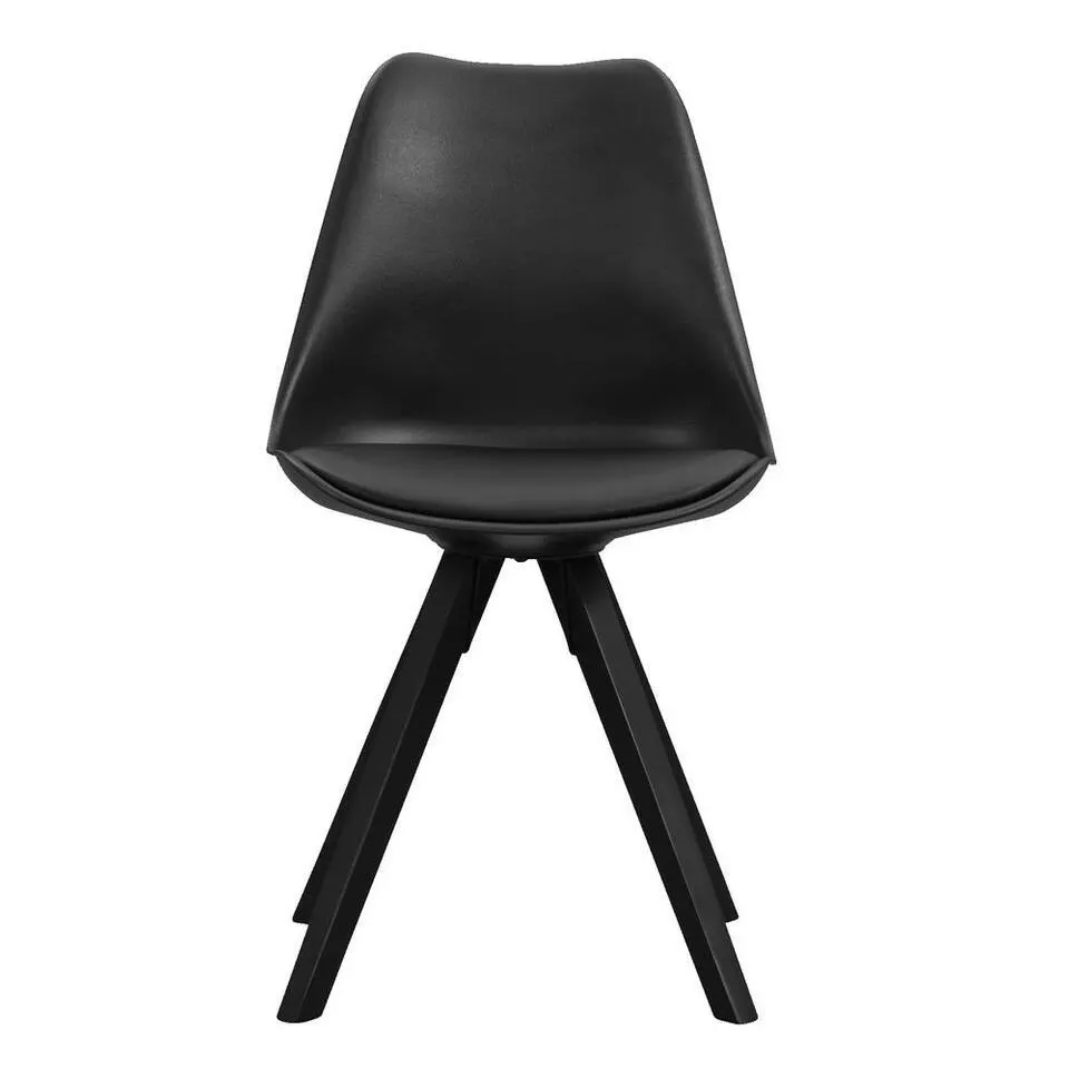 Eetkamerstoel Senja - zwart - zwart hout