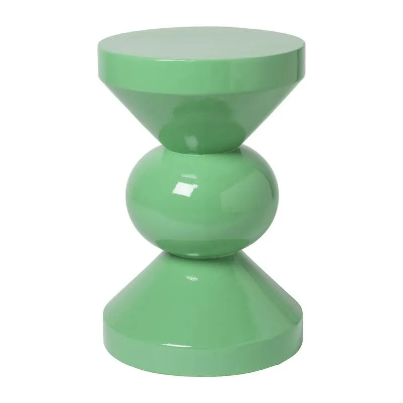 Bijzettafel diabolo - groen - ø33x50 cm