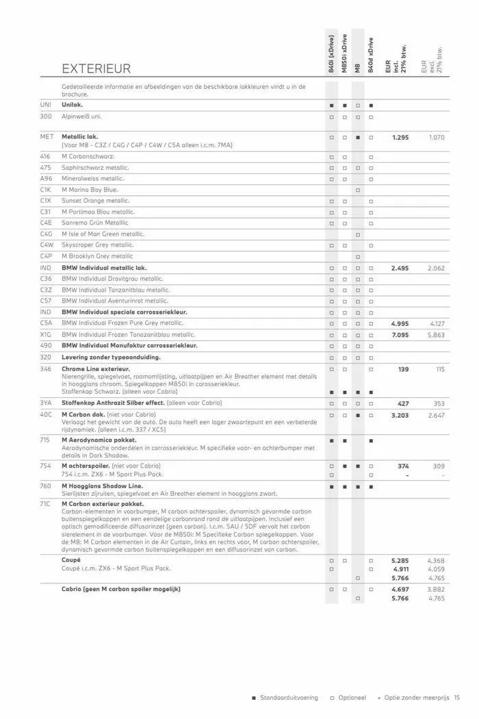 8-serie Coupé & Cabrio van 12 november tot 12 november 2024 - Folder pagina 15