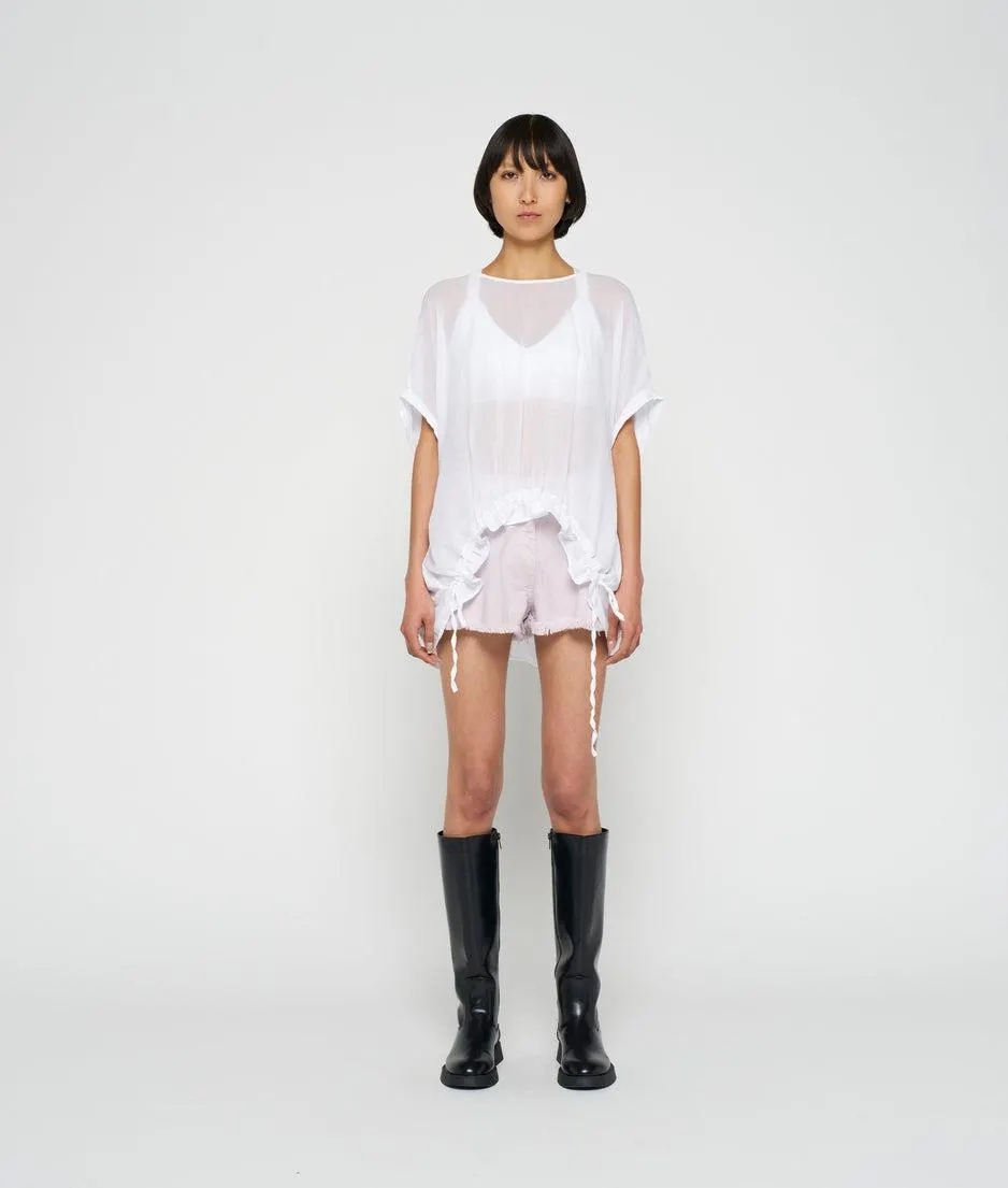 shortsleeve blouse voile