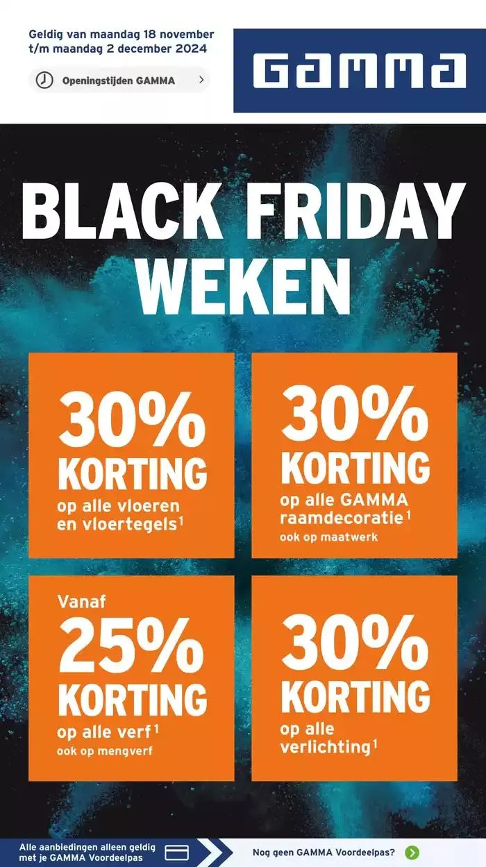 Folder Gamma van 18 november tot 2 december 2024 - Folder pagina 1