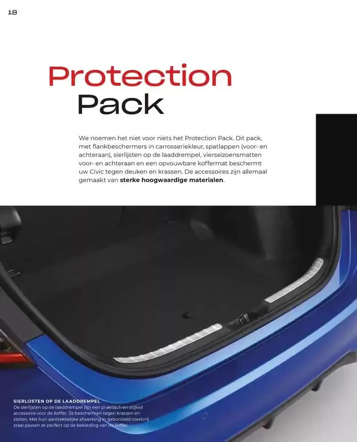 Civic Accessories van 19 november tot 30 juni 2025 - Folder pagina 18