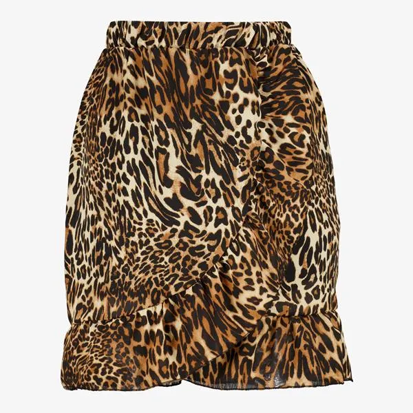 TwoDay dames rok met luipaardprint