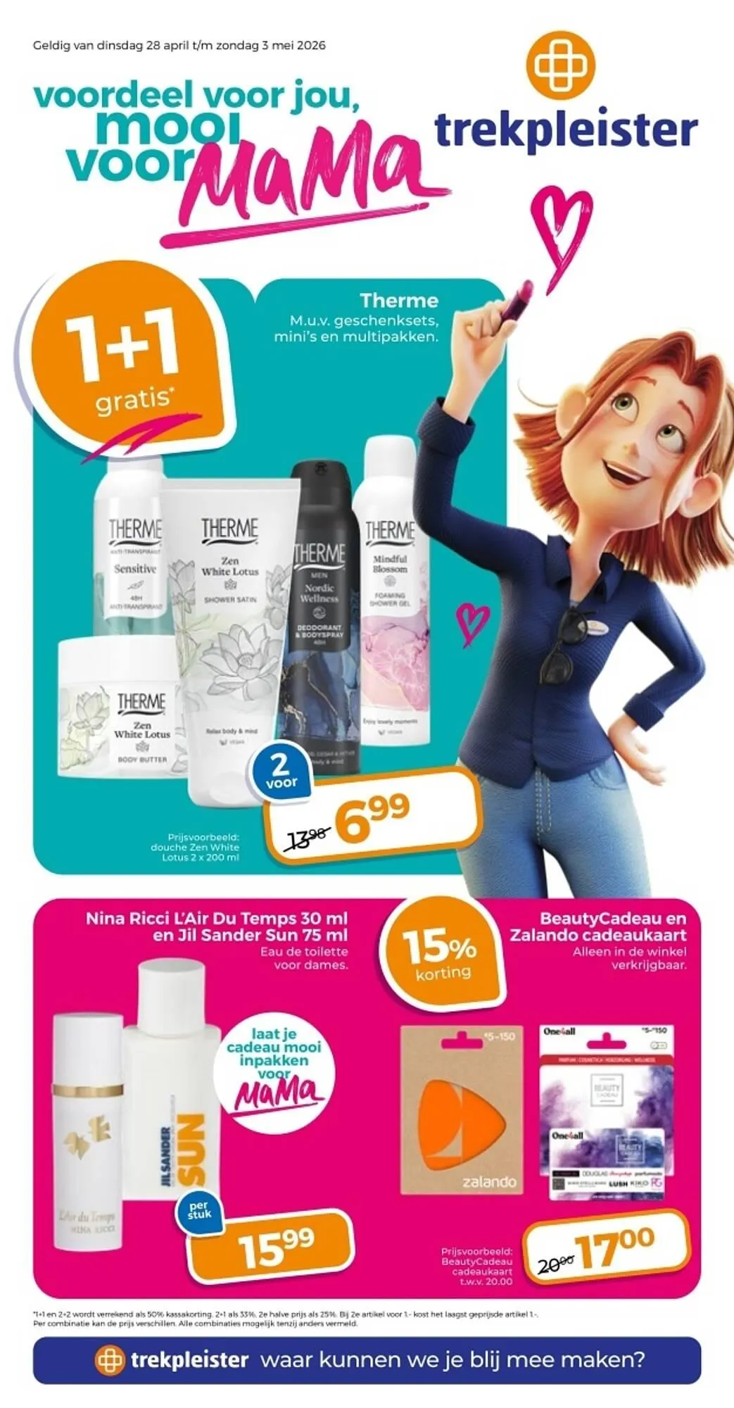 Trekpleister folder van 28 april tot 3 mei 2026 - Folder pagina 1