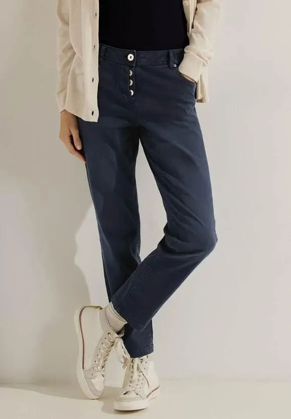 Elastische casual fit broek