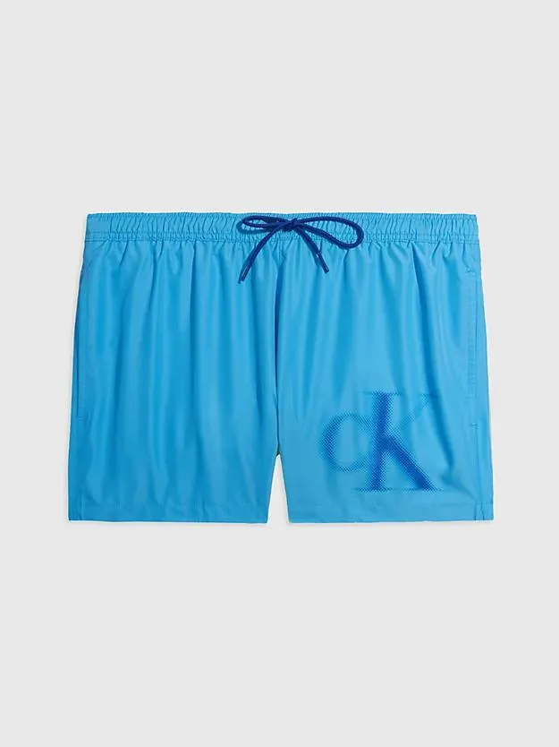 Korte zwemshort met trekkoord - CK Monogram