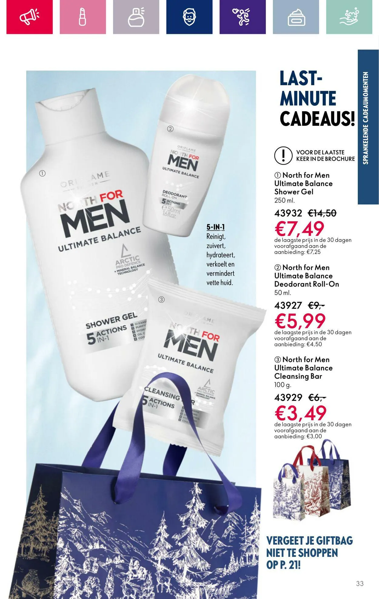 Oriflame Actuele folder van 29 november tot 19 december 2023 - Folder pagina 33