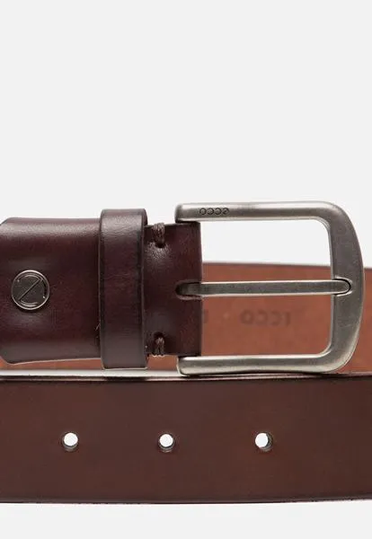 Ecco Elias riem bruin Leer