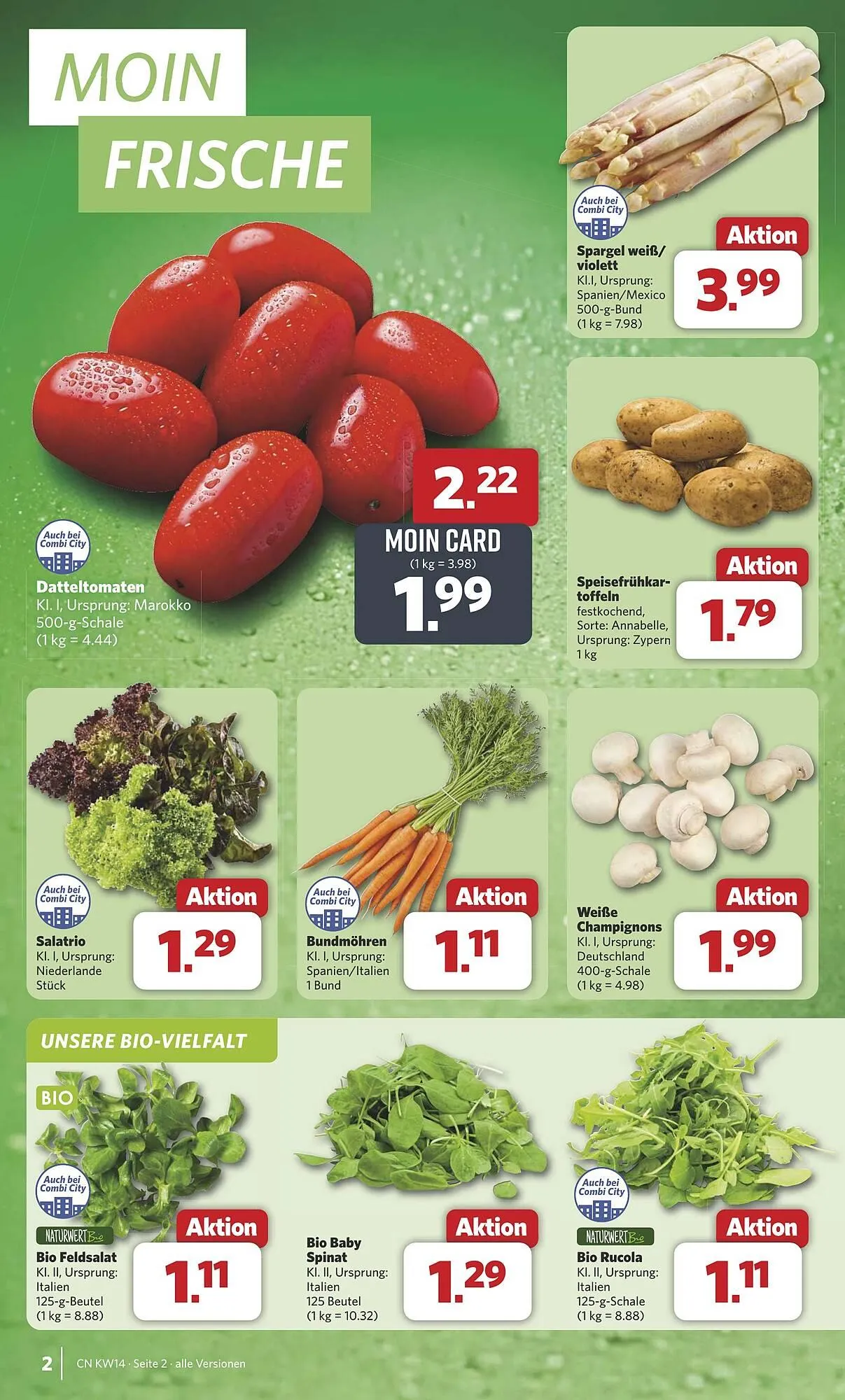 Combi Markt DE folder van 31 maart tot 5 april 2025 - Folder pagina 2